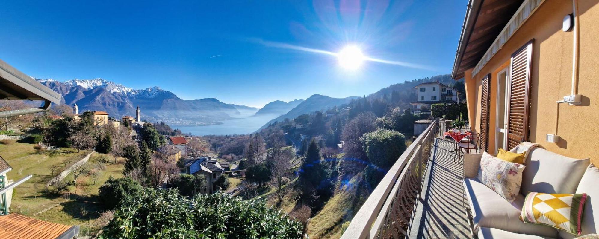 Panoramic Lakeview House Bellagio Civenna Exteriör bild